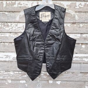 Berman’s vintage ladies leather vest size 10